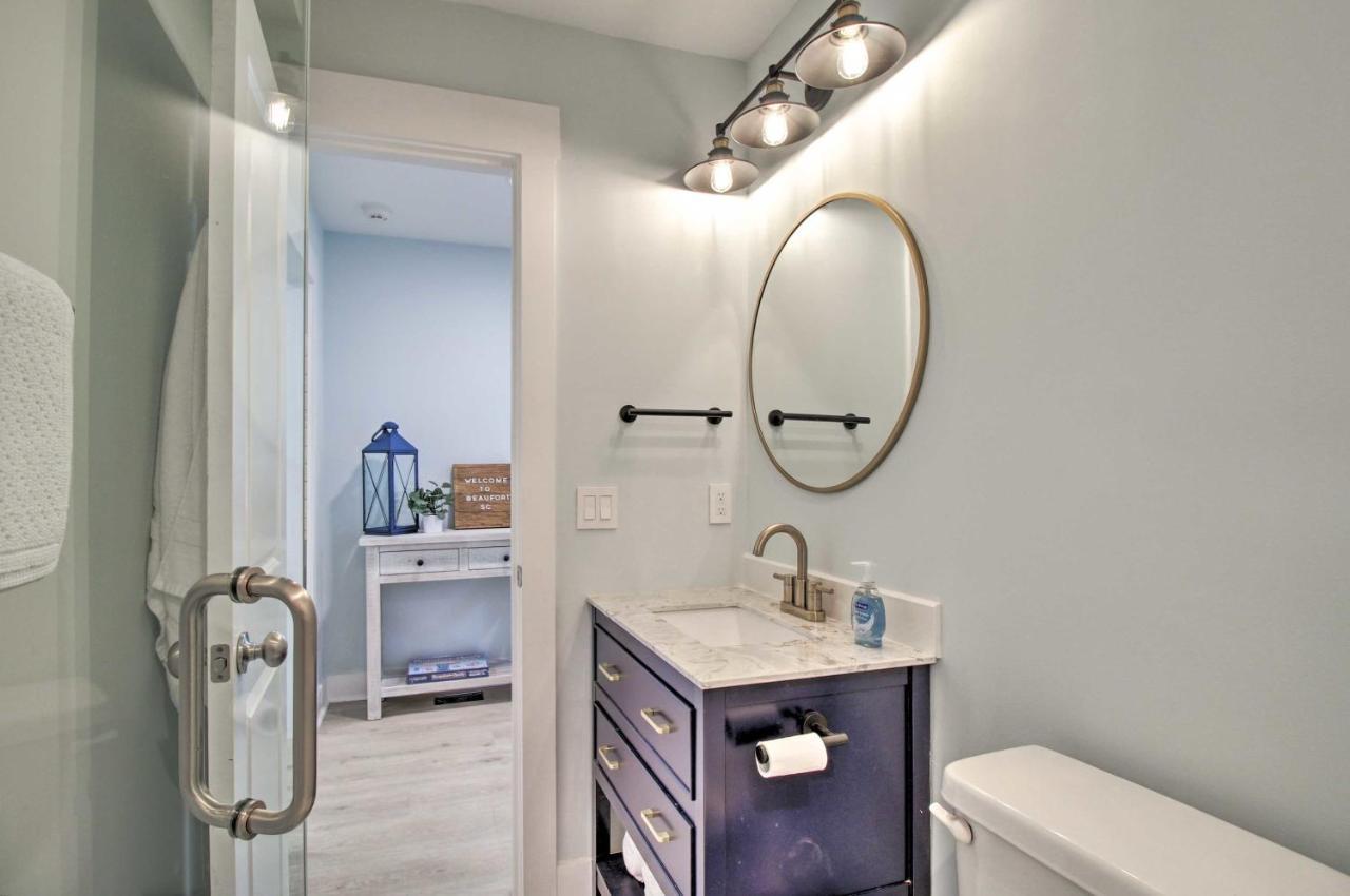 New! Renovated 2 Bed 2 Bath Apartment Downtown Beaufort Luaran gambar